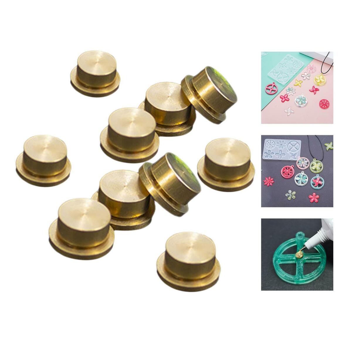 10x Mini Bearing Rotating Necklace Bearing Copper Metallurgical Part