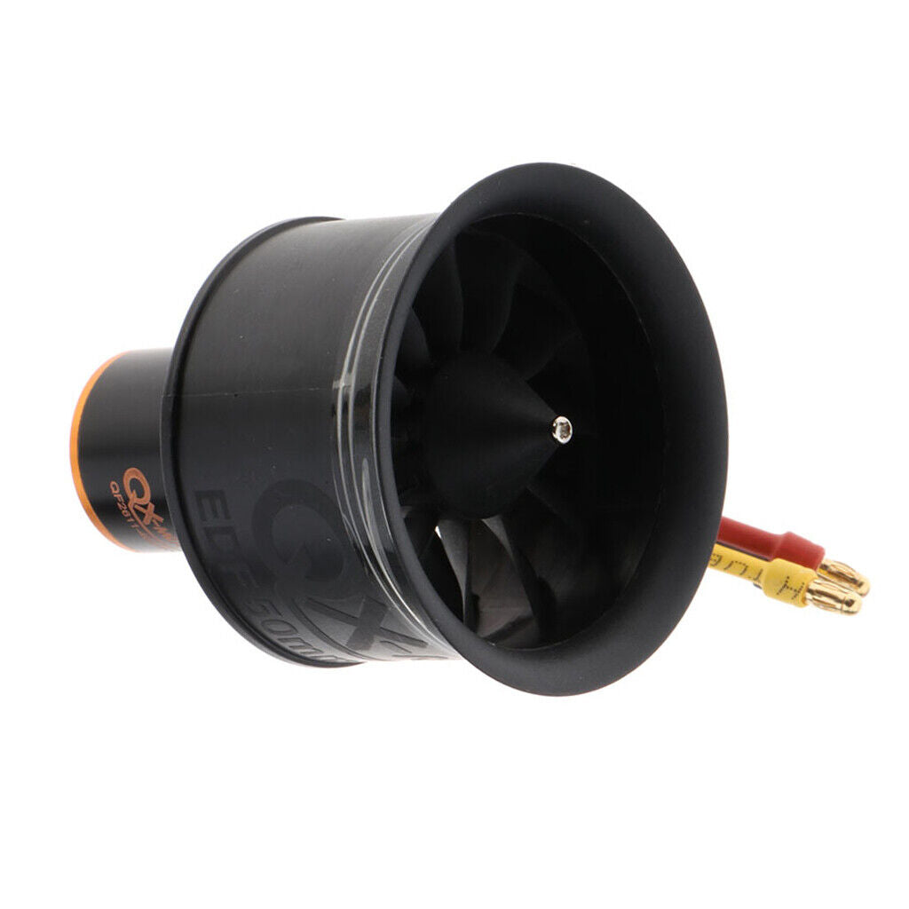 2Pcs 50mm Duct Fan QF2611 Powerful Brushless Motor 550W RC Accessories