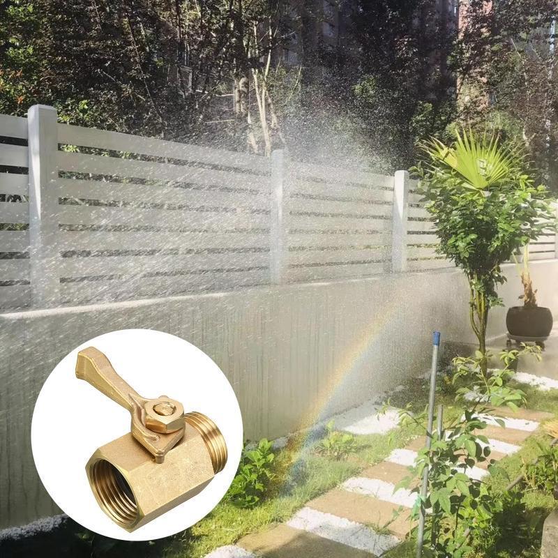 Heavy Duty Brass Garden Hose Shut Off Valve 3/4 Inch