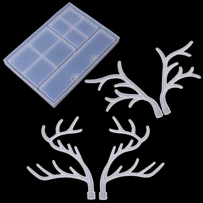 Antlers Jewelry Holder Mold Display Jewelry Tray Silicone Mould Tree Holder