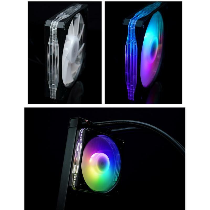 5V 3Pin ARGB Adjustable Speed Radiator 12cm Computer Case Low Noise Cooler Fan