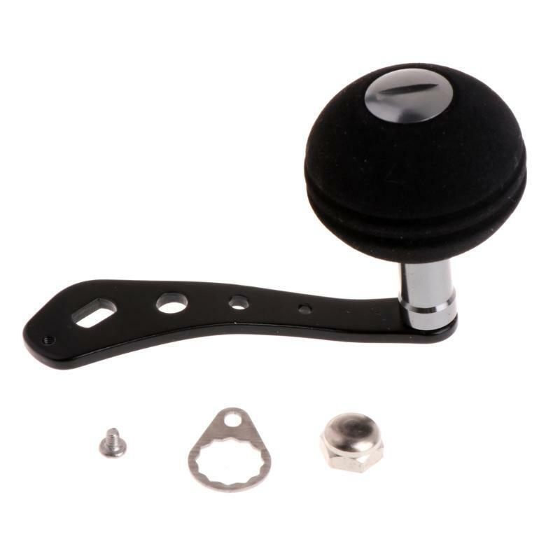 Fishing Handle Reel Single Knob Replacement Baitcasting Accessory Aluminum Alloy