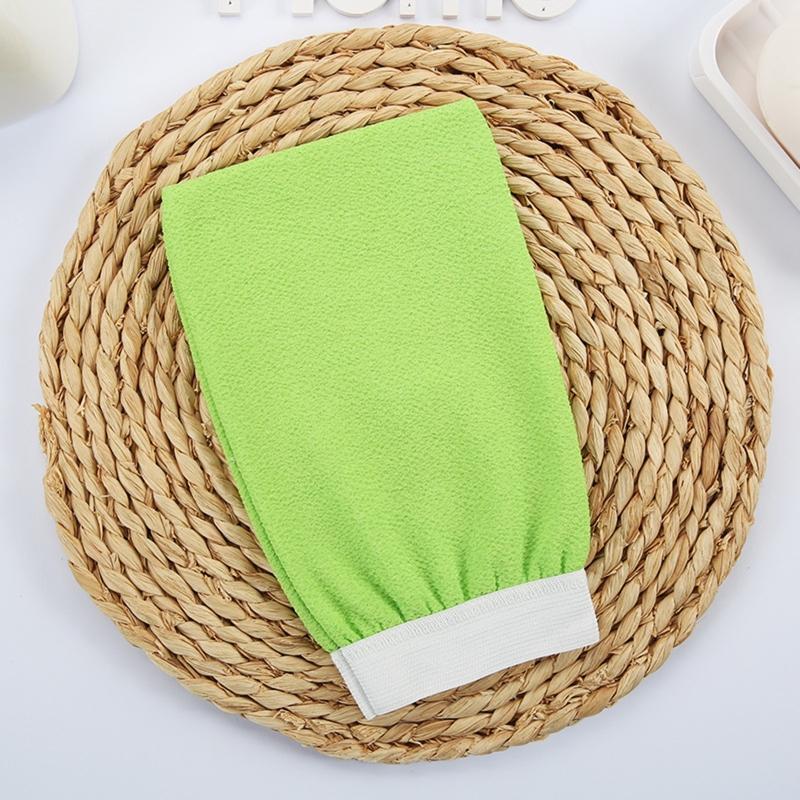 10pcs Double Sided Exfoliating Bath Gloves Shower Massage Body Dead Skin Remover