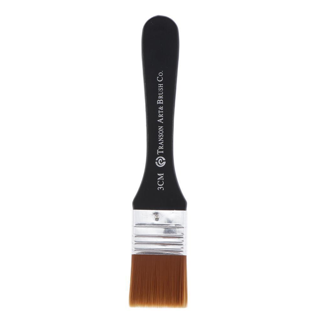 2Pieces Flat  Brush Oil Painting Brush  Kid Birthday Gift