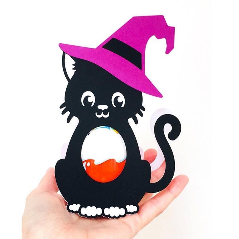 Cat Chocolate Egg Holder Metal Cutting Dies Photo Album Decoration Accessories