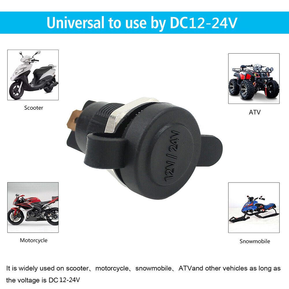 CS-049A1 EU Car Cigarette Lighter Socket Outlet for 12V 24V Car Marine RV