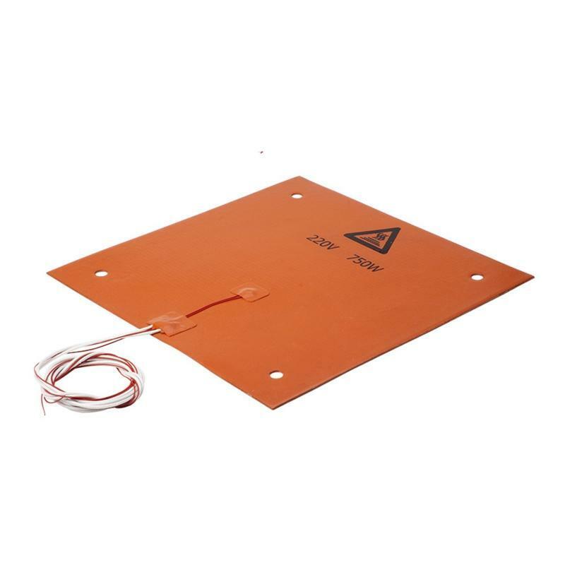 High Temperature200? 220V 750W Printer Silicone Heater Pad Hotbed Mat Heated Bed