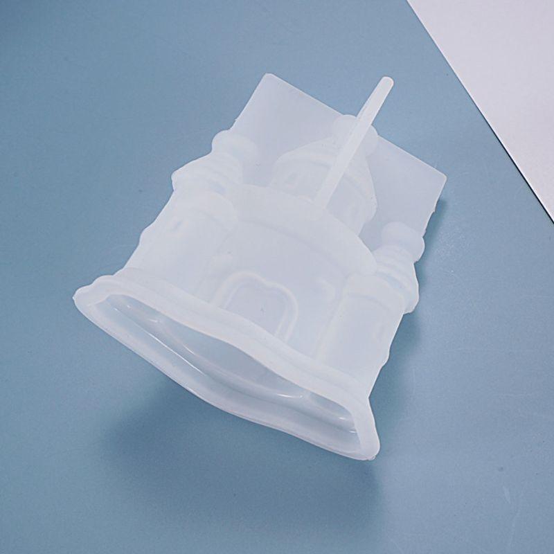 Handmade Castle House Fantasy Decoration Mold DIY Aroma Plaster Silicone Mold