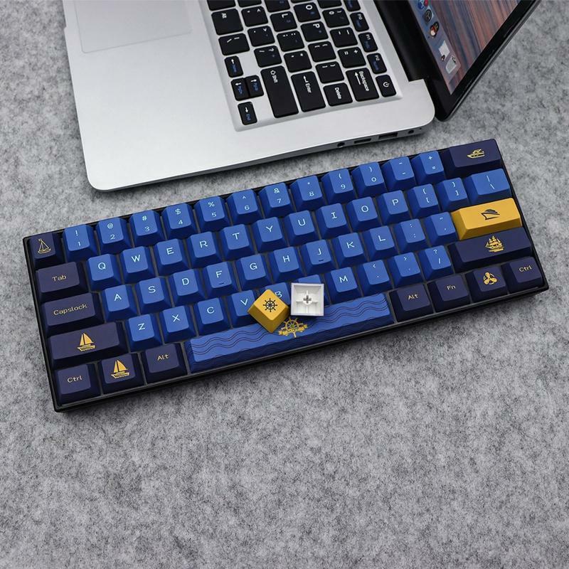 143 Keys Cherry Profile Nautical PBT Dye Subbed Keycap for Mechanical Keyboard