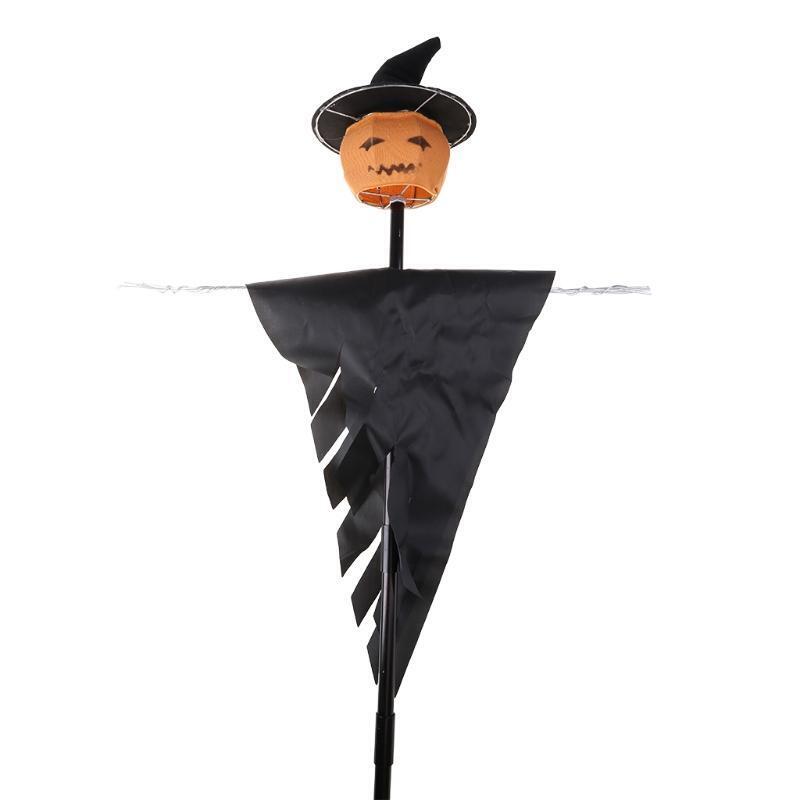 Pumpkin Party Outdoor Scarecrow and Ground Pile Decoration Glowing Scary Prop