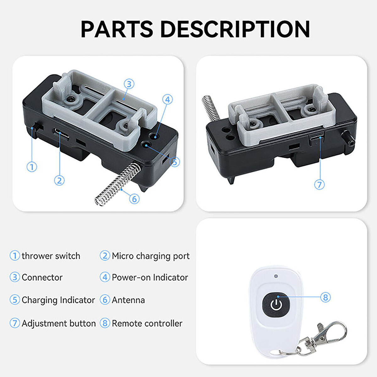 Drone Light Dropper Remote Control Dropper Light Thrower for Mini 3 Pro