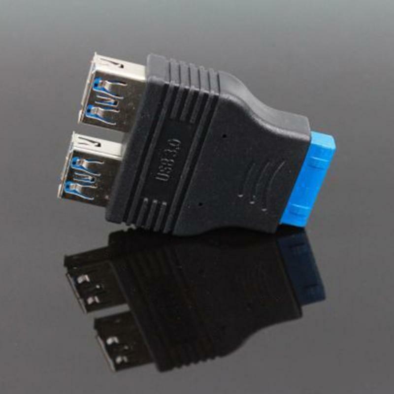 USB 3.0 Hub Extension Board USB devices 20pin to 2 port USB3.0 Adapter 4.8Gbps