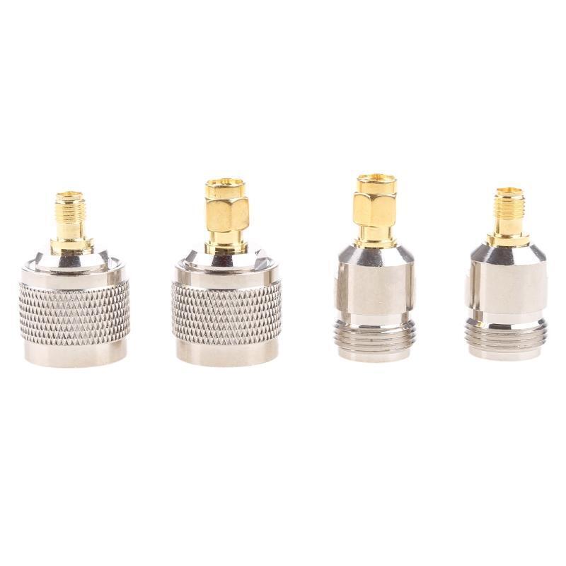 RF Coaxial Connector Kit SMA to N BNC TNC F Type Connectors Kits N to SMA