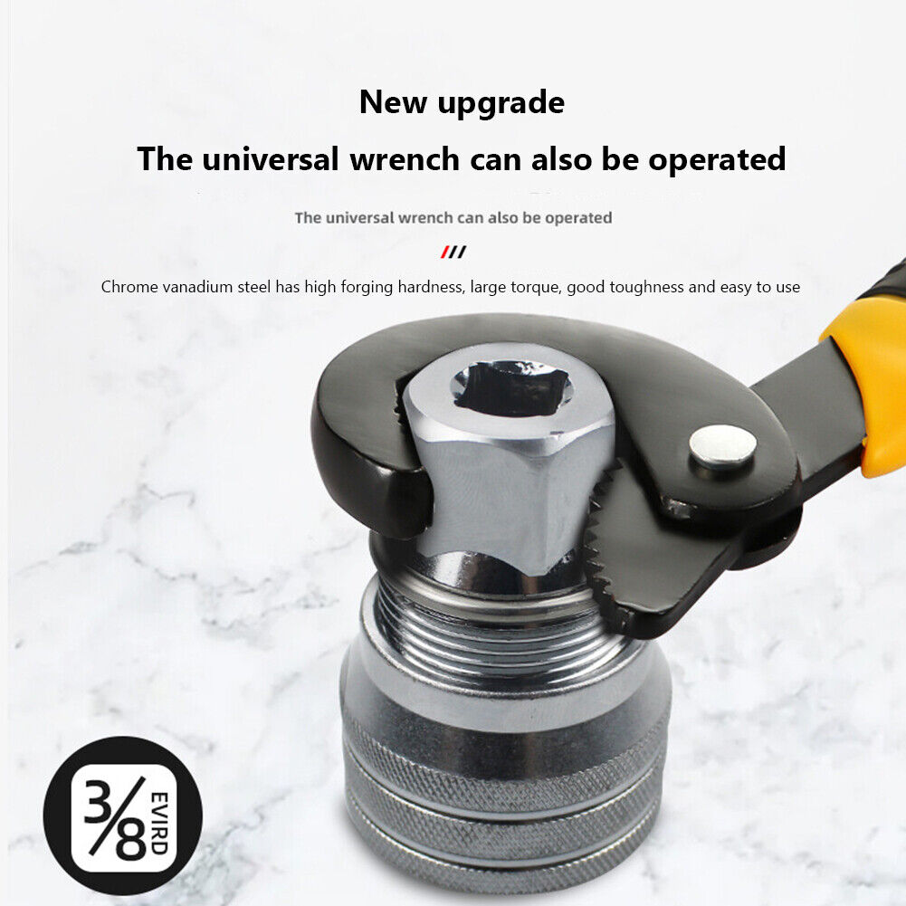 10-19mm Universal Multifunctional Adjustable Manual Socket Wrench Adapter