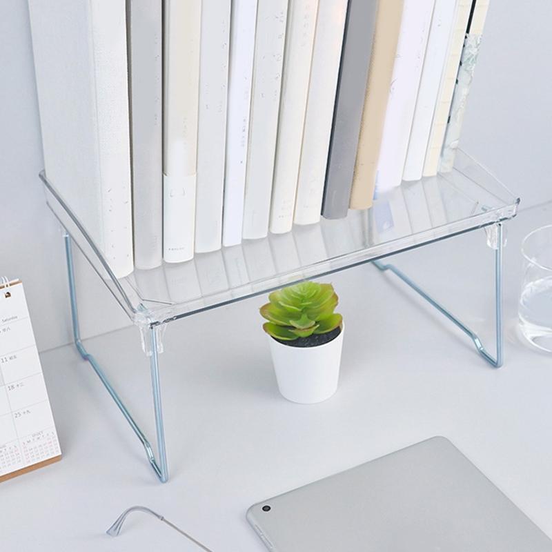 Practical Storage Rack Organizer Foldable Cosmetic Stationery Sundries Holder