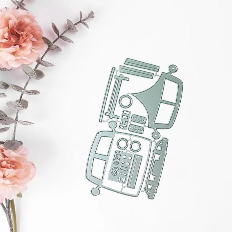 Summer Camper Car Metal Cutting Dies for DIY Scrapbooking Diary Embellishments