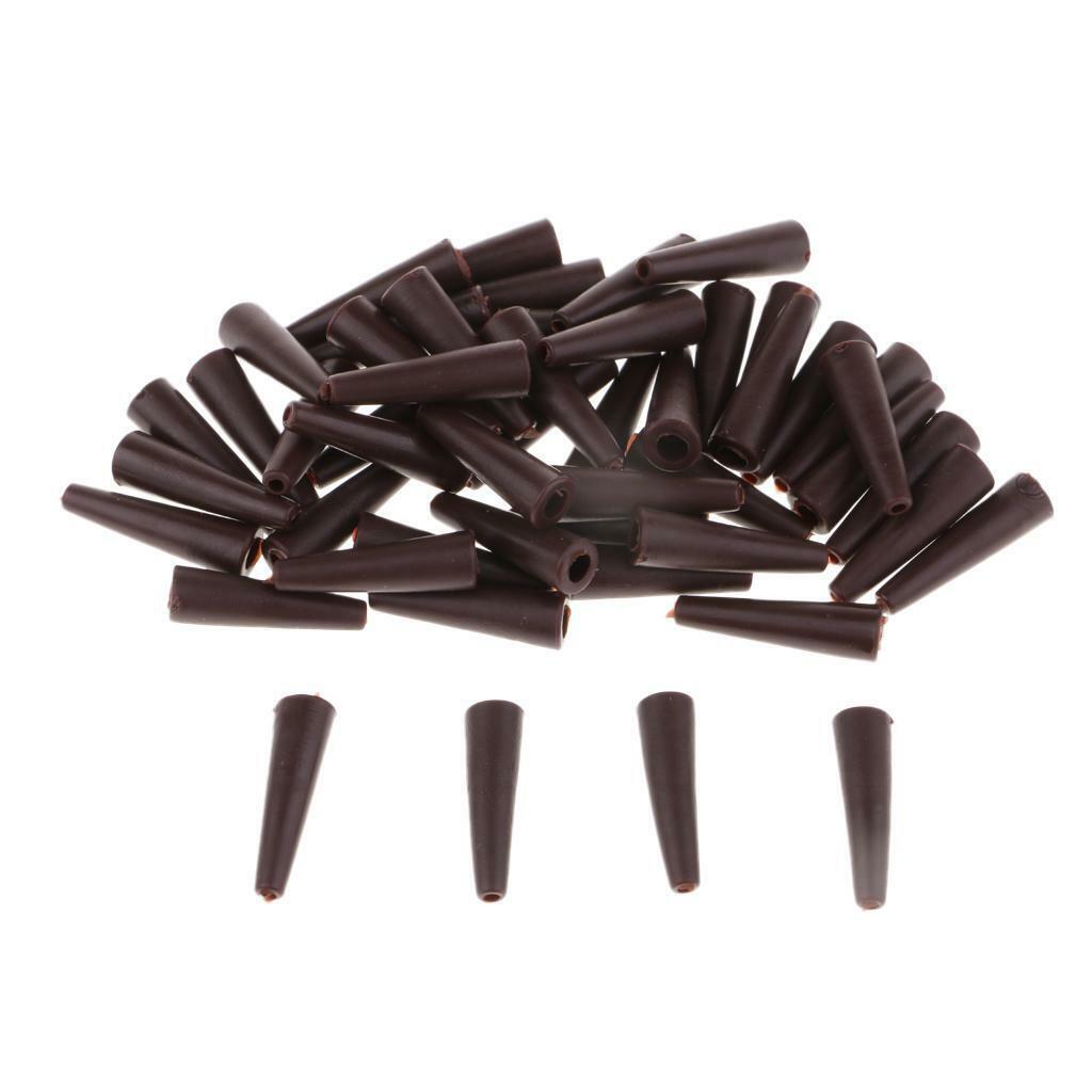 of 50 Carp  Tail Rubber Tubes Anti  Sleeve Tackle 20mm