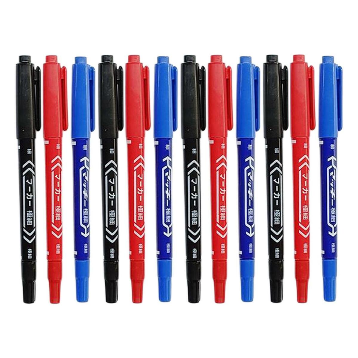 12 x Dual-Ended  Waterproof  for  Coloring Journal Pen