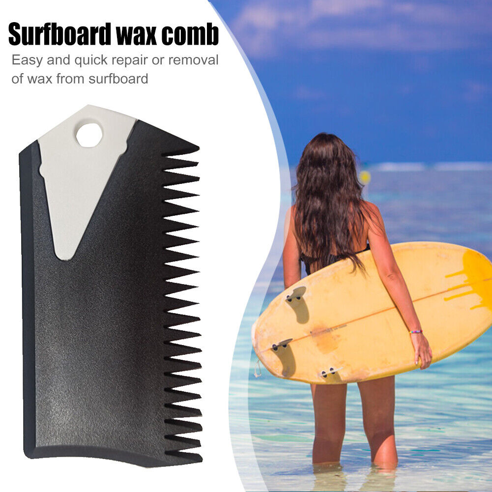 Surfwax Comb Surfboard Paddleboard SUP Surf Wax Removal Comb + Fin Key