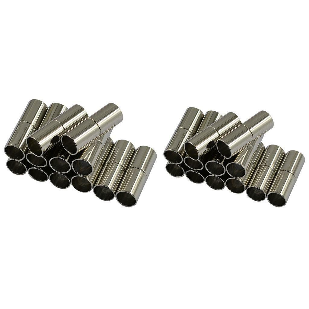 24x  and /6mm Tube Barrel Magnetic Clasp Jewelry Making Finding