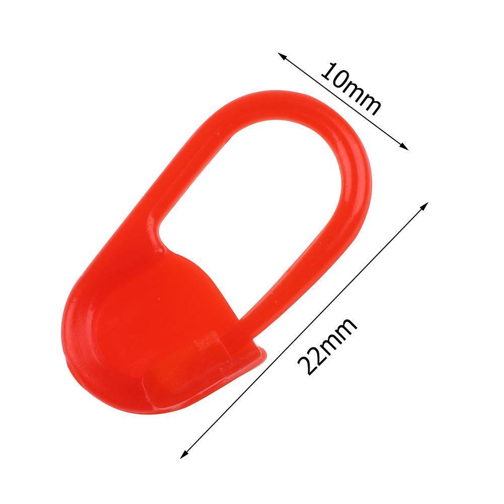Colorful Plastic Safty Pins Sweater Mark Buckle DIY Weaving Tools (100pcs)