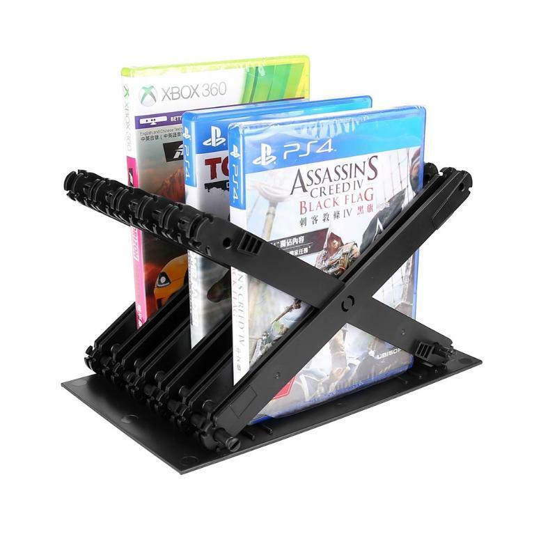 Game Disc Storage Shelf Rack  Box Bracket Holder for PS4 PS5 DE X BOX Stand