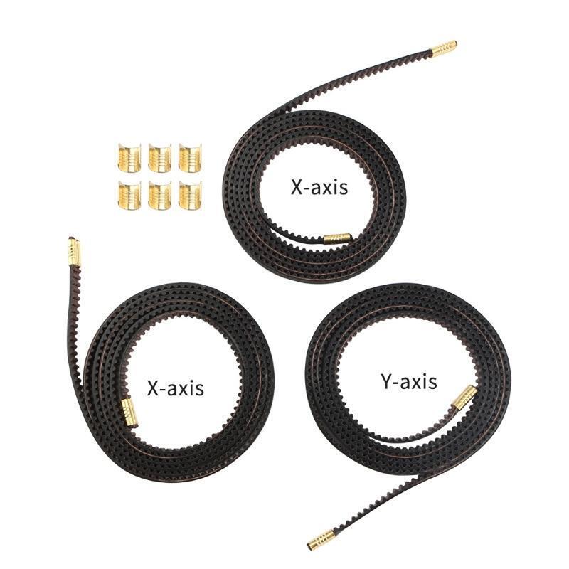 Gates 2GT Ender5/5proTiming Belt X Axis 90cmx6mm Y Axis 95cmx6mm Rubber Belt