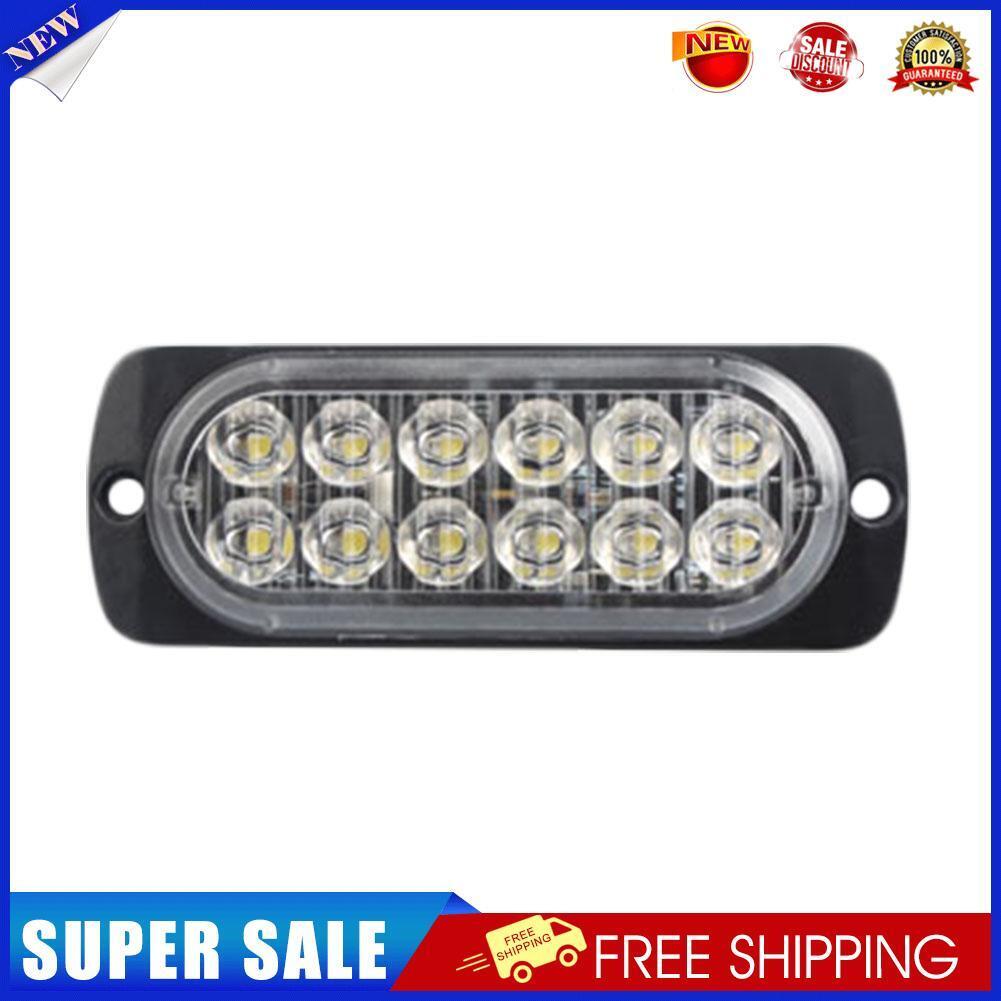 12V 12LED Light Car Truck Side Marker Indicator Turn Signal Lamp (White)