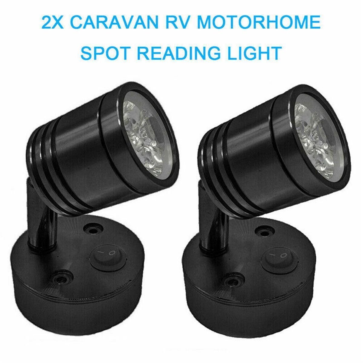 Indoor Aluminum Boat Motorhome Lights LED Lamps LED Spot Reading Light