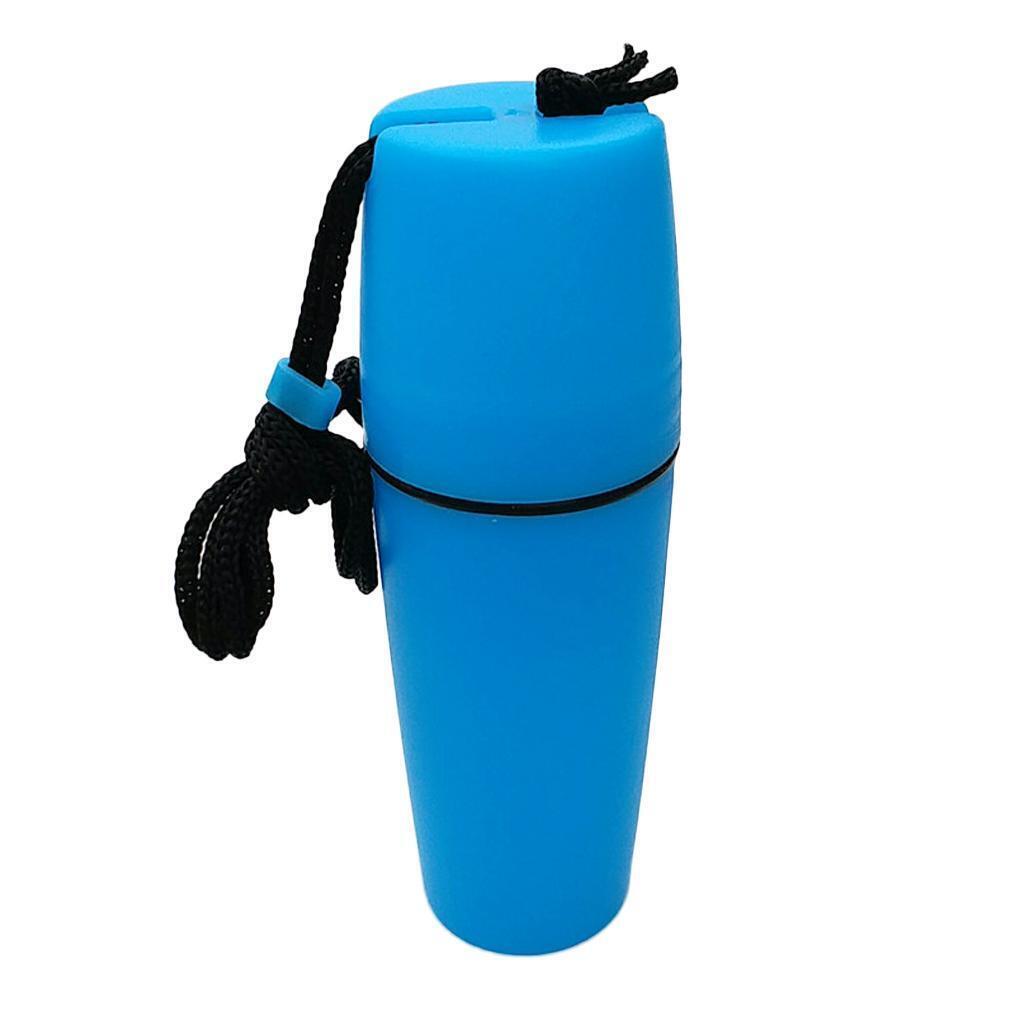 Dry Bottle Box Waterproof Container Holder for Scuba Dive Kayak Surf Floats Blue