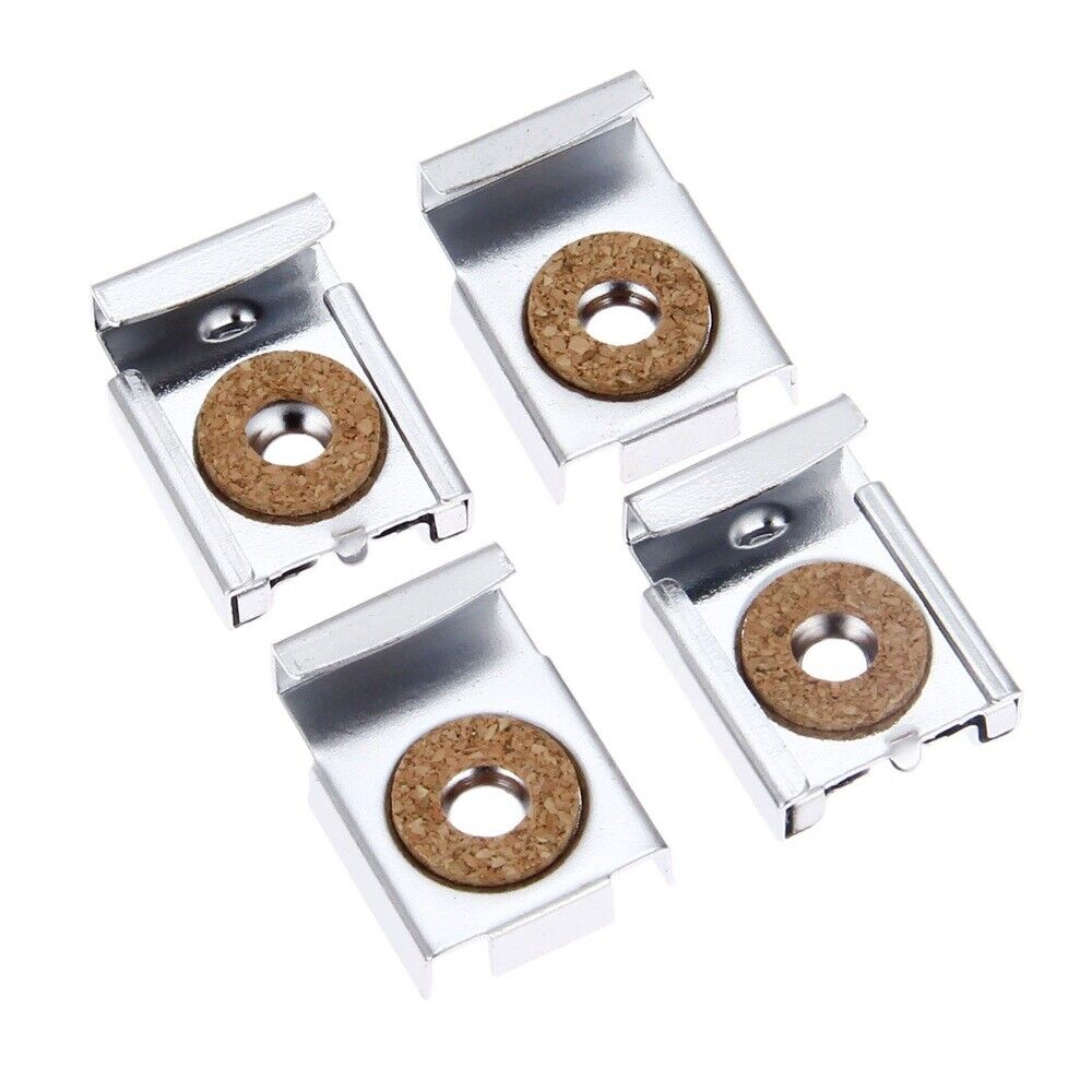 32mm x 24mm Mirror Clips Notice Board Hanging Wall Hook Bracket Holder Frameless