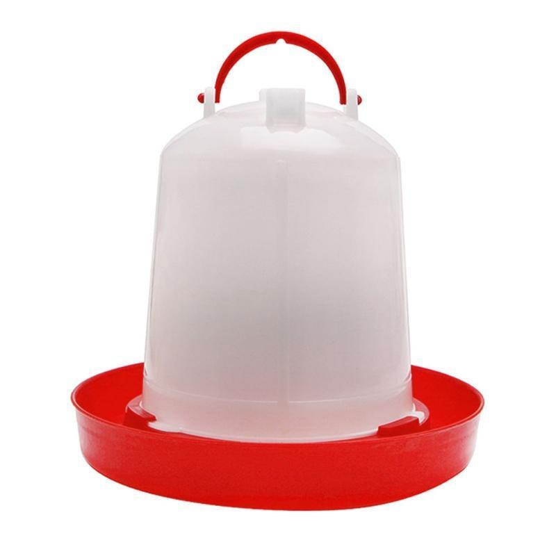 Chick Feeder Waterer Hanging Poultry Water Drinker 1.5L for Small Birds Poultry
