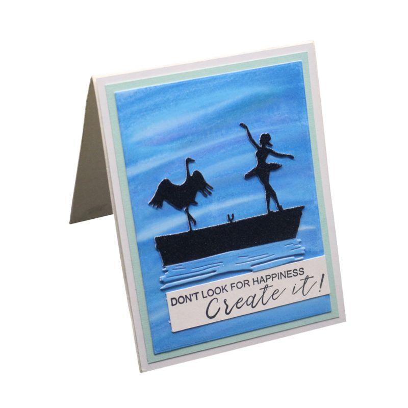 Dancing Metal Cutting Dies Stencil Scrapbooking DIY Album Stamp Paper Embossing