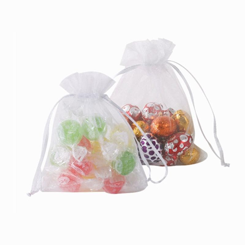 30 Set Angel Keychain Key Ring with Thank You Kraft Tag Drawstring Organza Bags