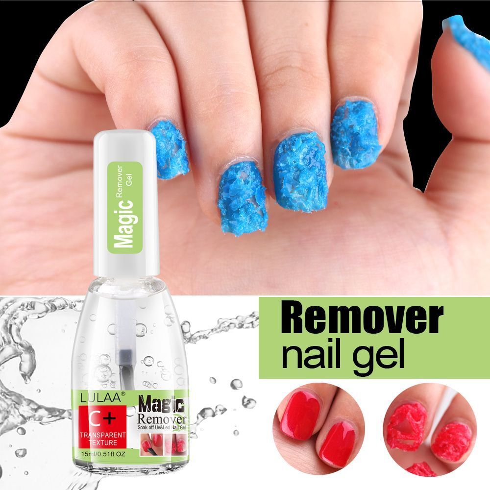Remover Fast Within 2 Min Soak Off Nail Cleaner Nail UV Gel Lacquer Remover
