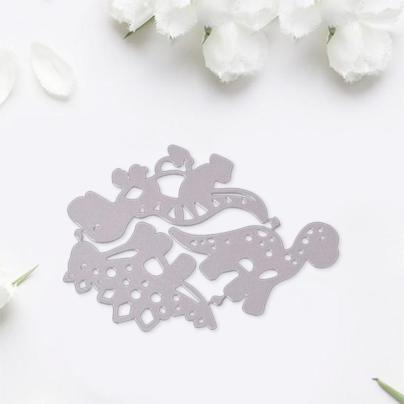 Dinosaur Metal Die Cuts Different Shapes Cute Animal Carbon Steel Cutting Dies