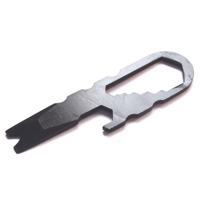 Stainless Steel Bottle and Can Opener Keychain Beer Bottle Opener EDC Multitool