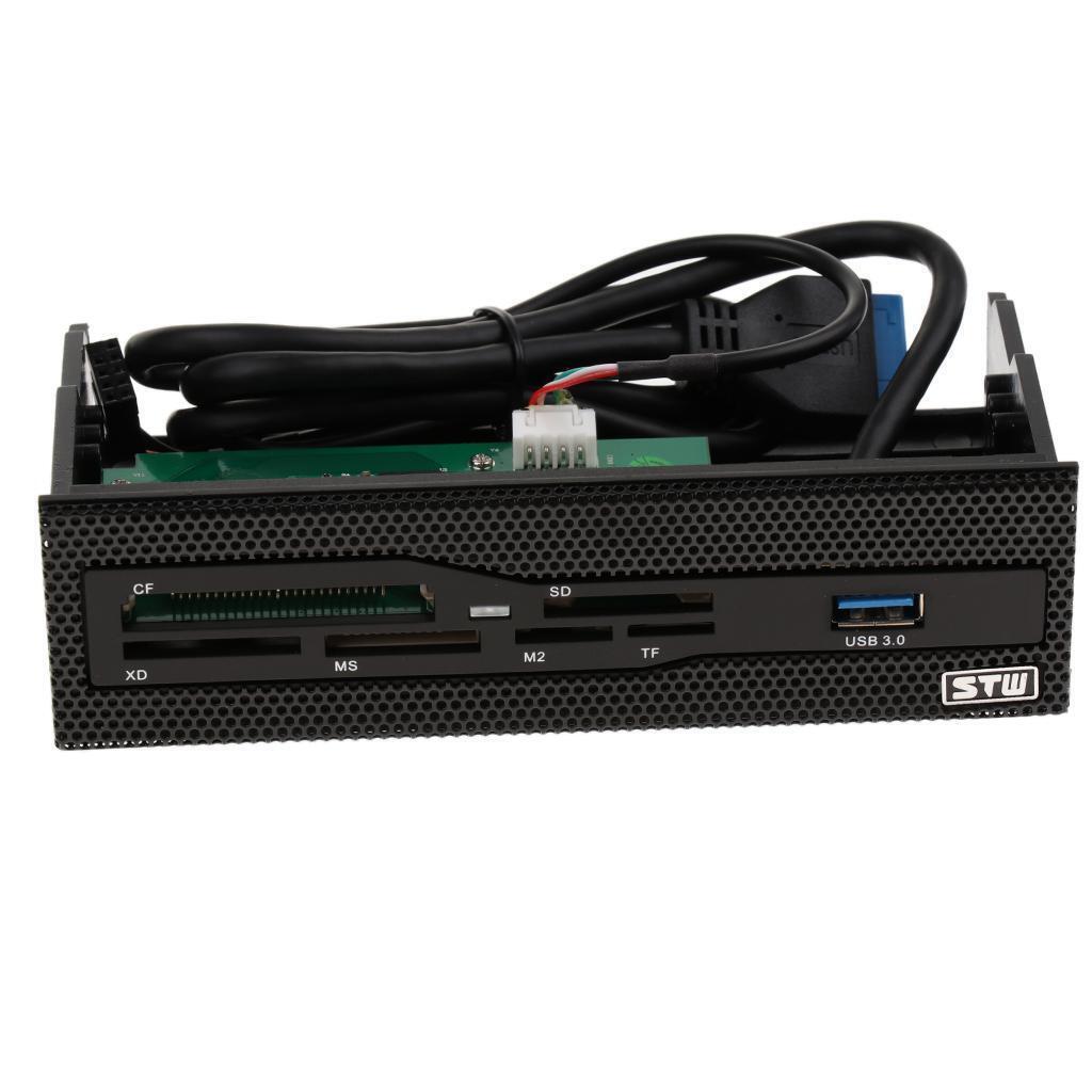 5.25'' USB3.0 Power Desktops Case Front Driver Panel Internal Card Reader