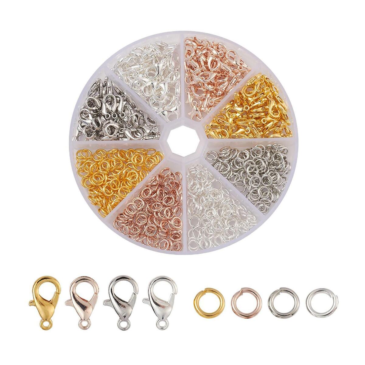 480x  Clasp with  Jump Ring Set Bracelet Clasp for Jewelry Making
