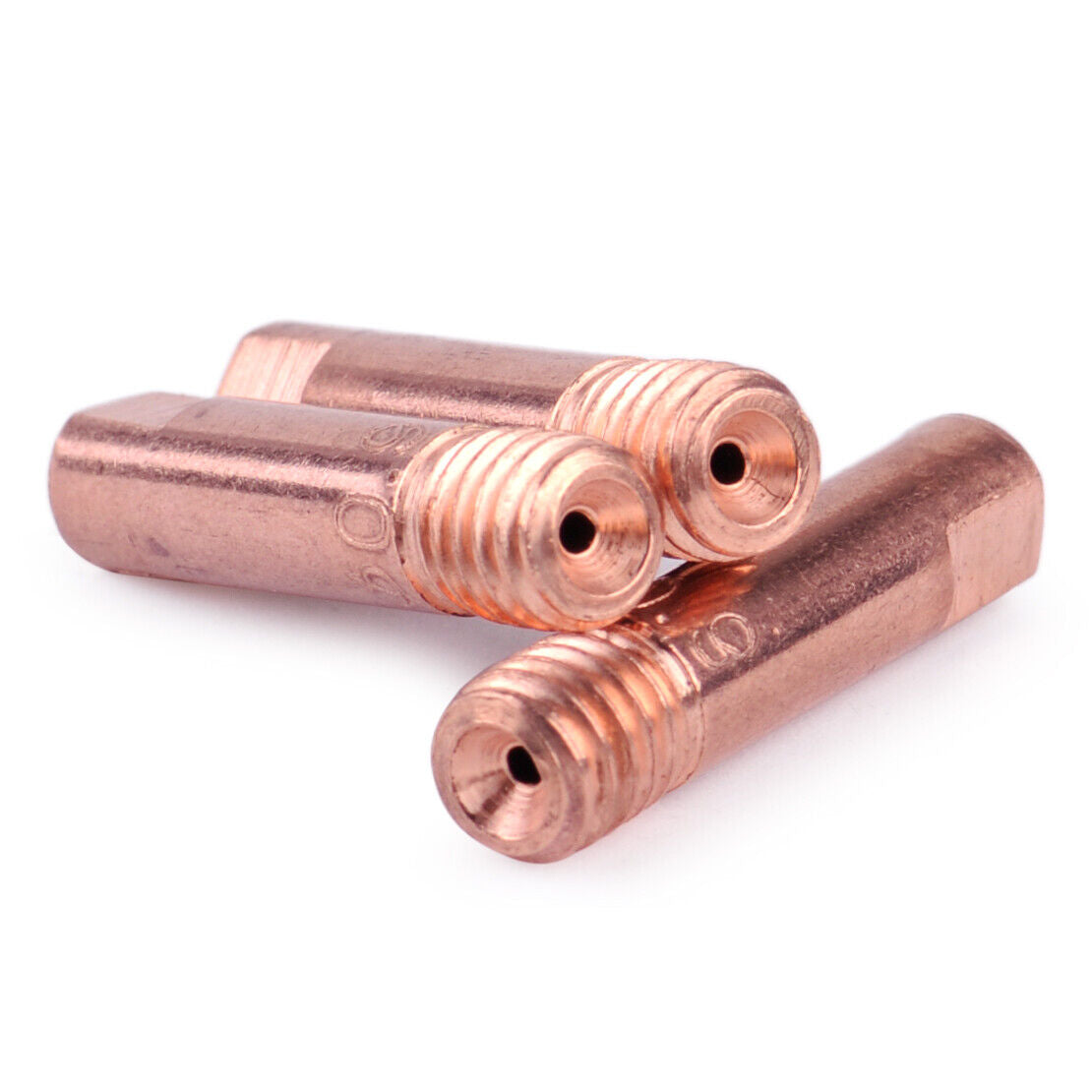 20 Copper MB15AK MIG/MAG Welding Torch Contact Tip 0.9x24mm Copper Gas Nozzle Li