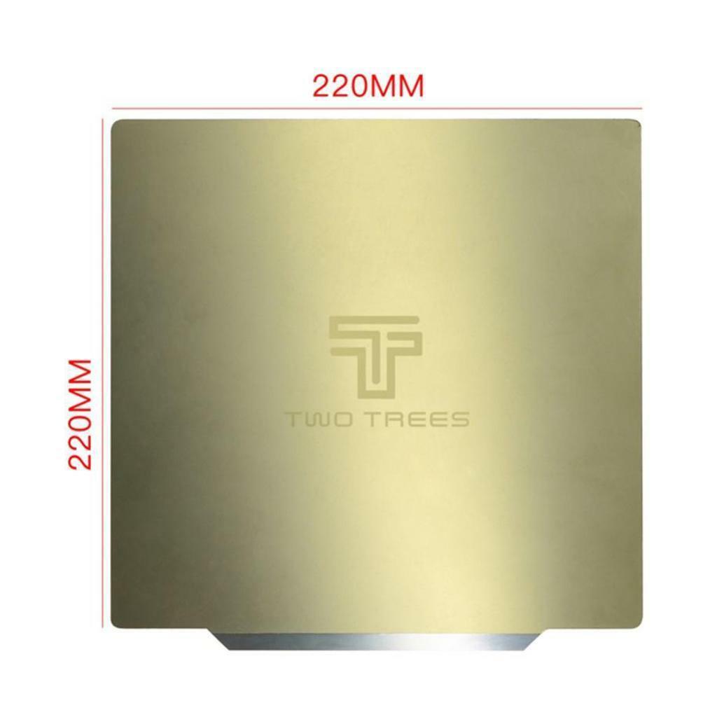 Pre-applied 220x220mm Steel PEI Heatbed + Magnetic Base Flex Plate Hot Bed