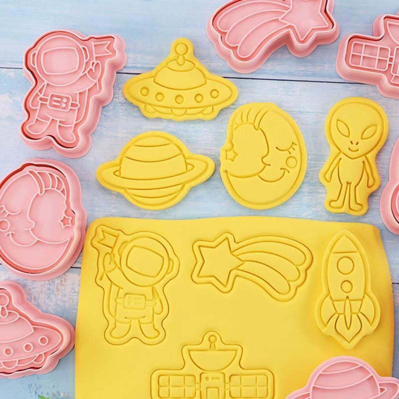 Cookie Cutters Cookie Moulds Biscuit Cutters Cookie Stamps Space Series PP Mould
