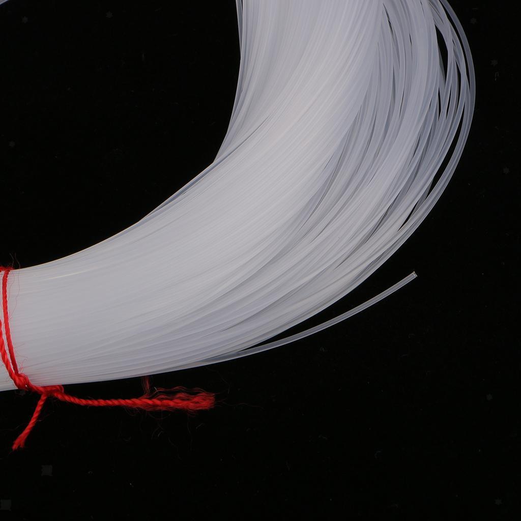 3Pcs 100m Clear String Thread 1mm Dia. Boat/Cast Fishing Line Hook Tying