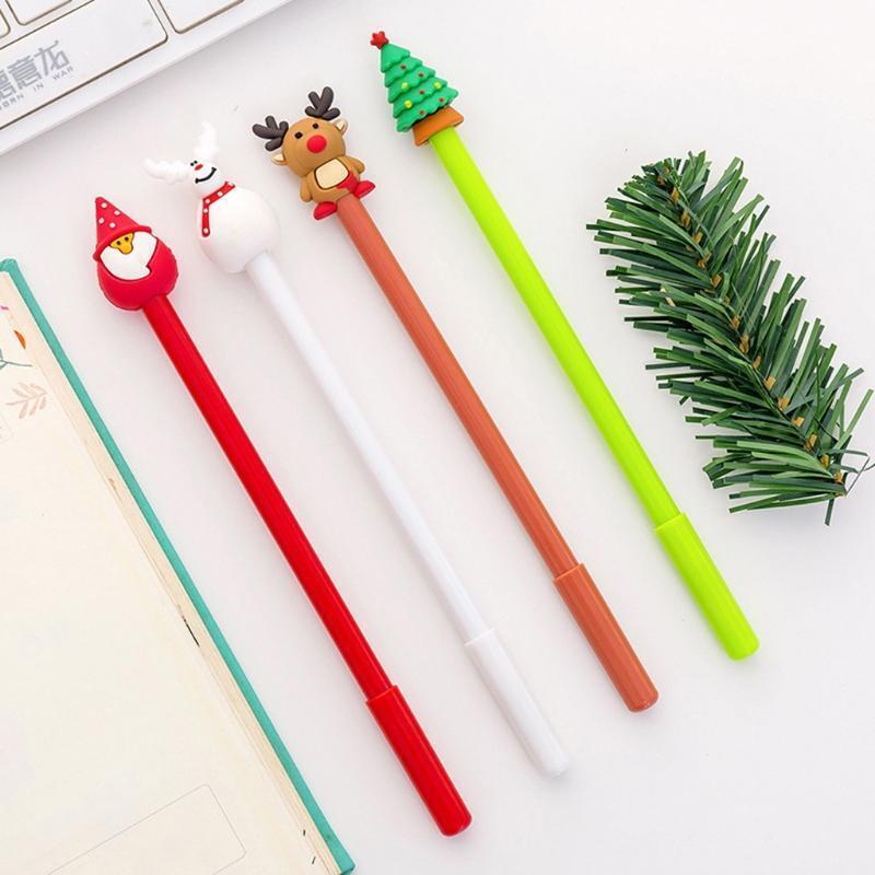 40Pcs/Pack Gel Pens Set Classic Christmas Theme Design School Writing Supplies