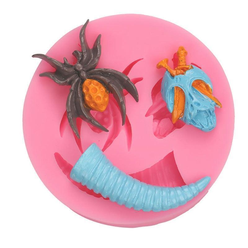 Silicone Mould for Making Pudding Ice Cube Cake Chocolate for Halloween Festival