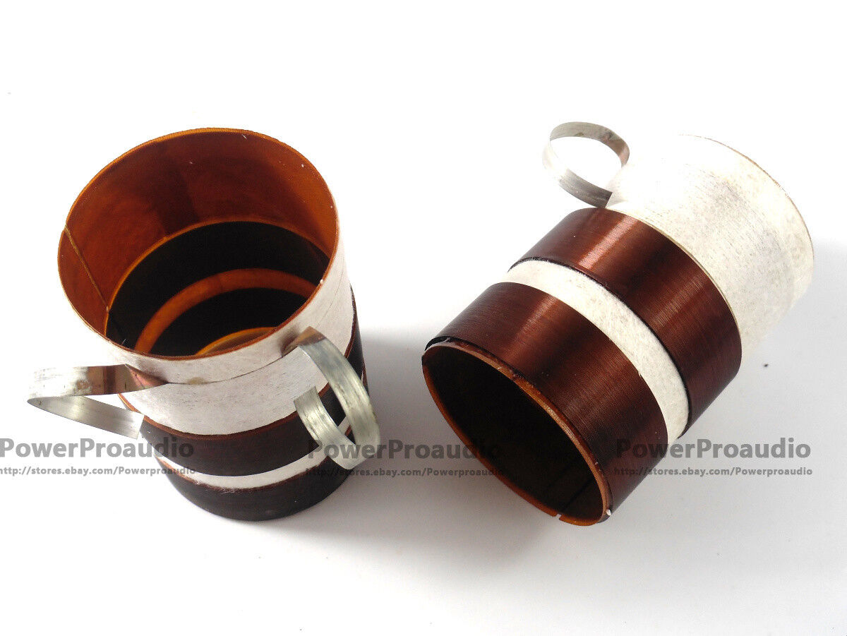 2x 51mm frame glass fiber aluminium flat wire double voice coil for JBL265H 2Ohm