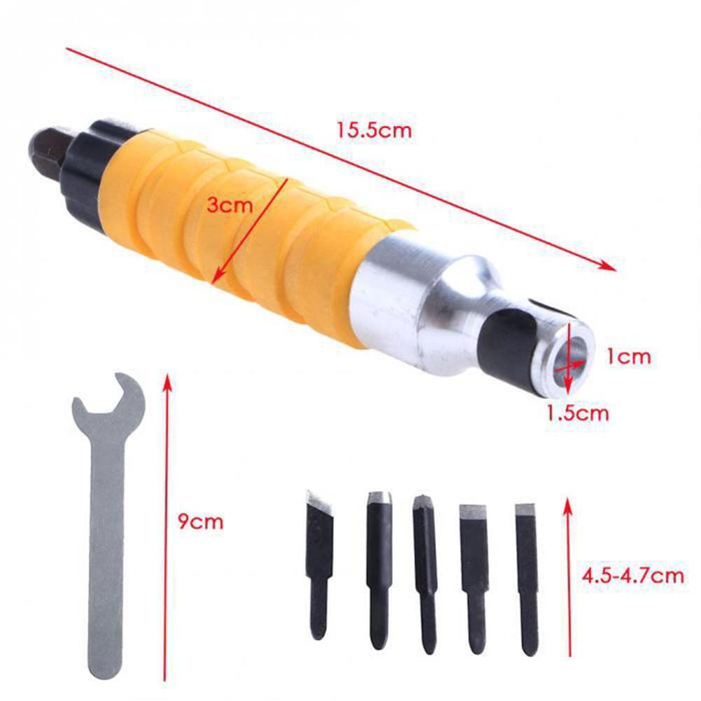 8pcs Wood Chisel Carving knives Wrench Flexible Shaft for Electric Drill