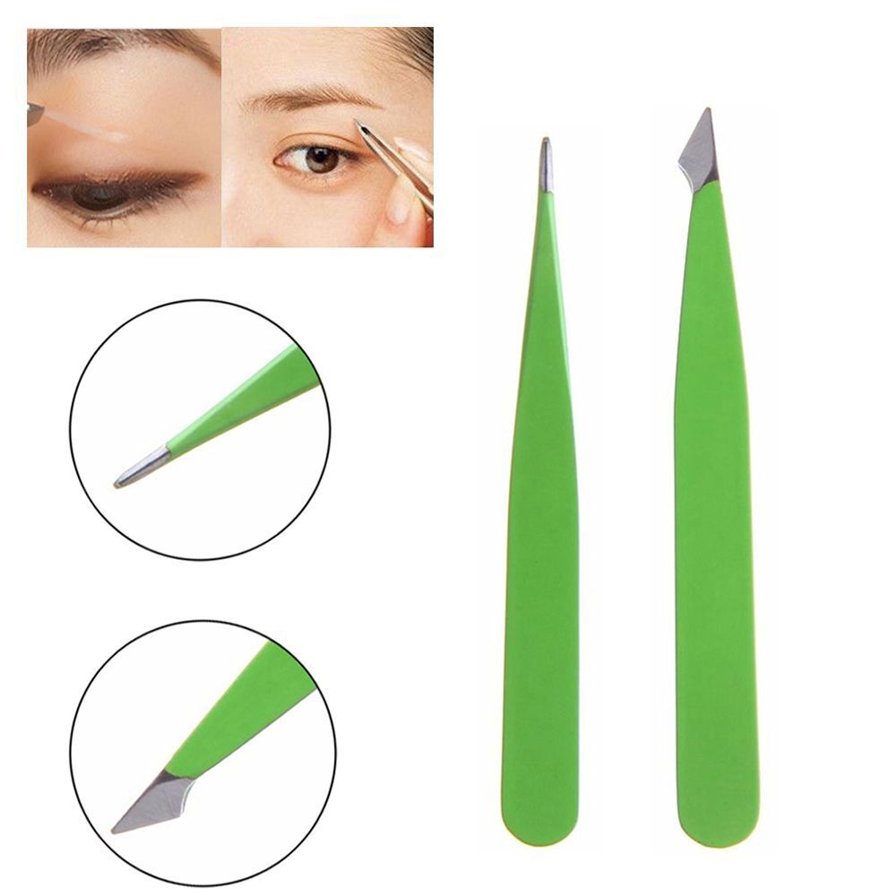 New Beauty Tip Women Makeup Tools Hair Removal Stainless Steel Eyebrow Tweezer