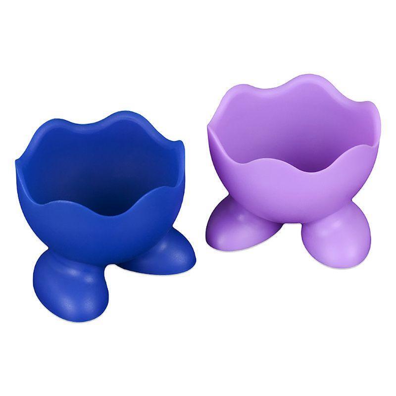 Food Grade Silicone Egg Cup Holder Boiler Heat Resistant Cook Poached Steaming