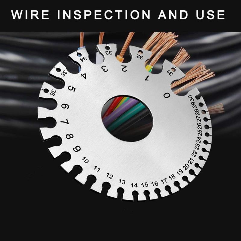 Dual Sided Metal Sheet Guage Stainless Steel Wire Metal Sheet Thickness Gauge